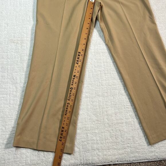 Ann Taylor Loft Petites Stretch khaki flat front dress pants 10P - Picture 3 of 11